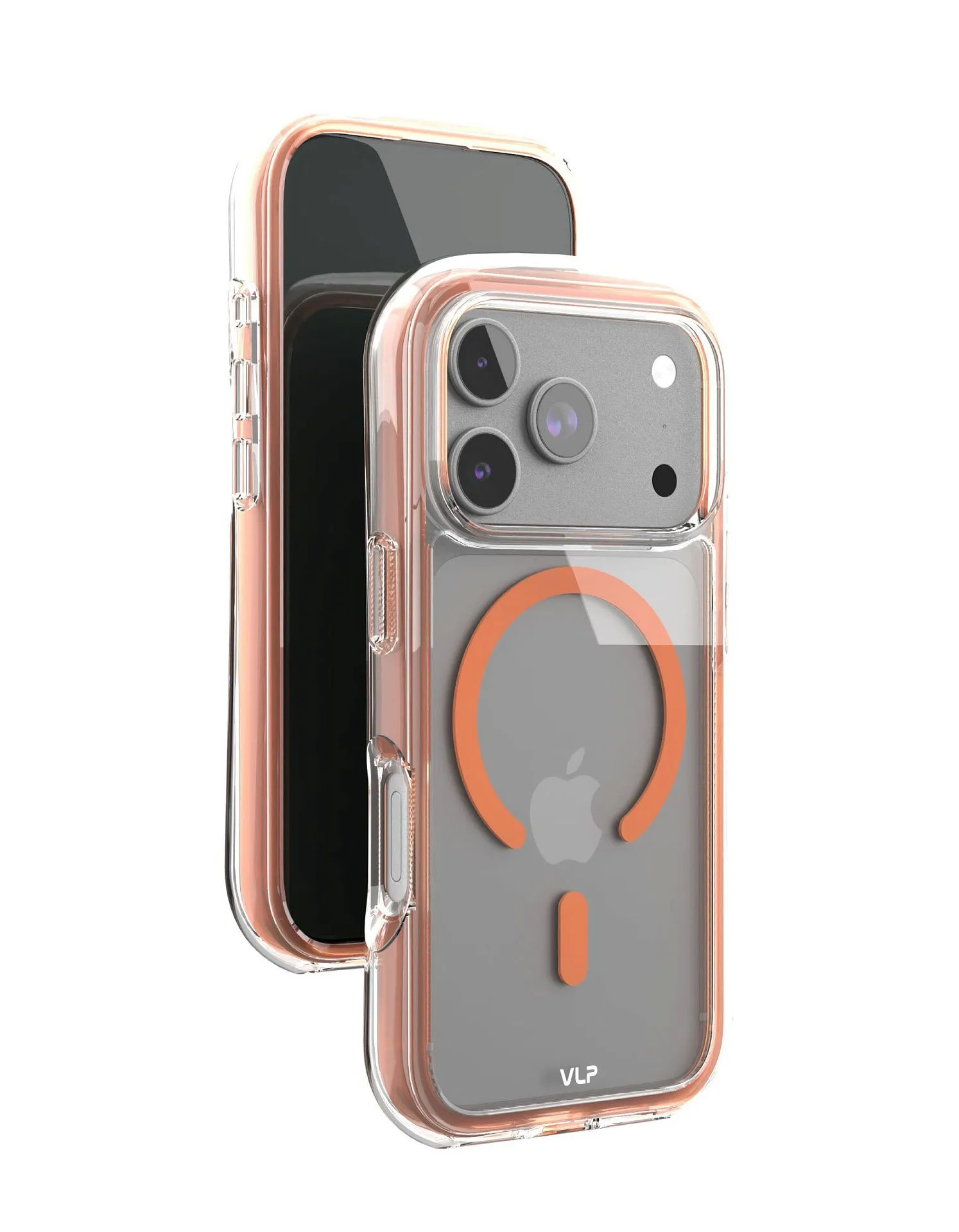 Чехол защитный VLP Bubble Case с MagSafe для iPhone 17 Pro, оранжевыйphoto3