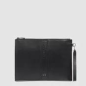 Кожаный мужской клатч для iPad 11" Victor Piquadro AC7193W143/N, чёрный