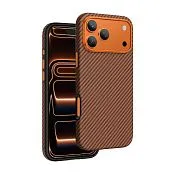 Чехол защитный KEEPHONE KEVLAR CAISER для iPhone 17 Pro Max / iPhone 18 Pro Max, космический оранжевый