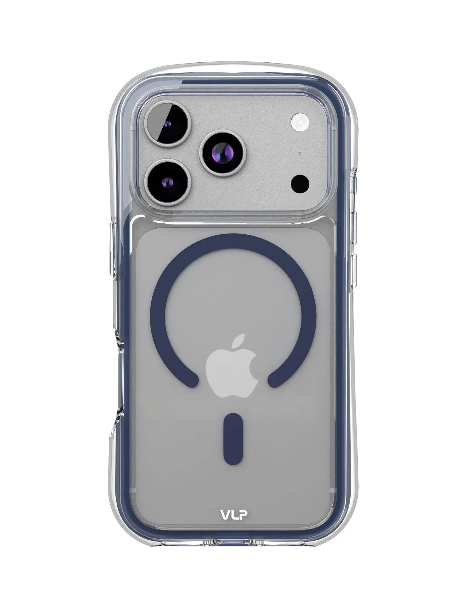 Чехол защитный VLP Bubble Case с MagSafe для iPhone 17 Pro, темно-синийphoto0
