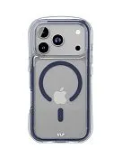 Чехол защитный VLP Bubble Case с MagSafe для iPhone 17 Pro, темно-синий