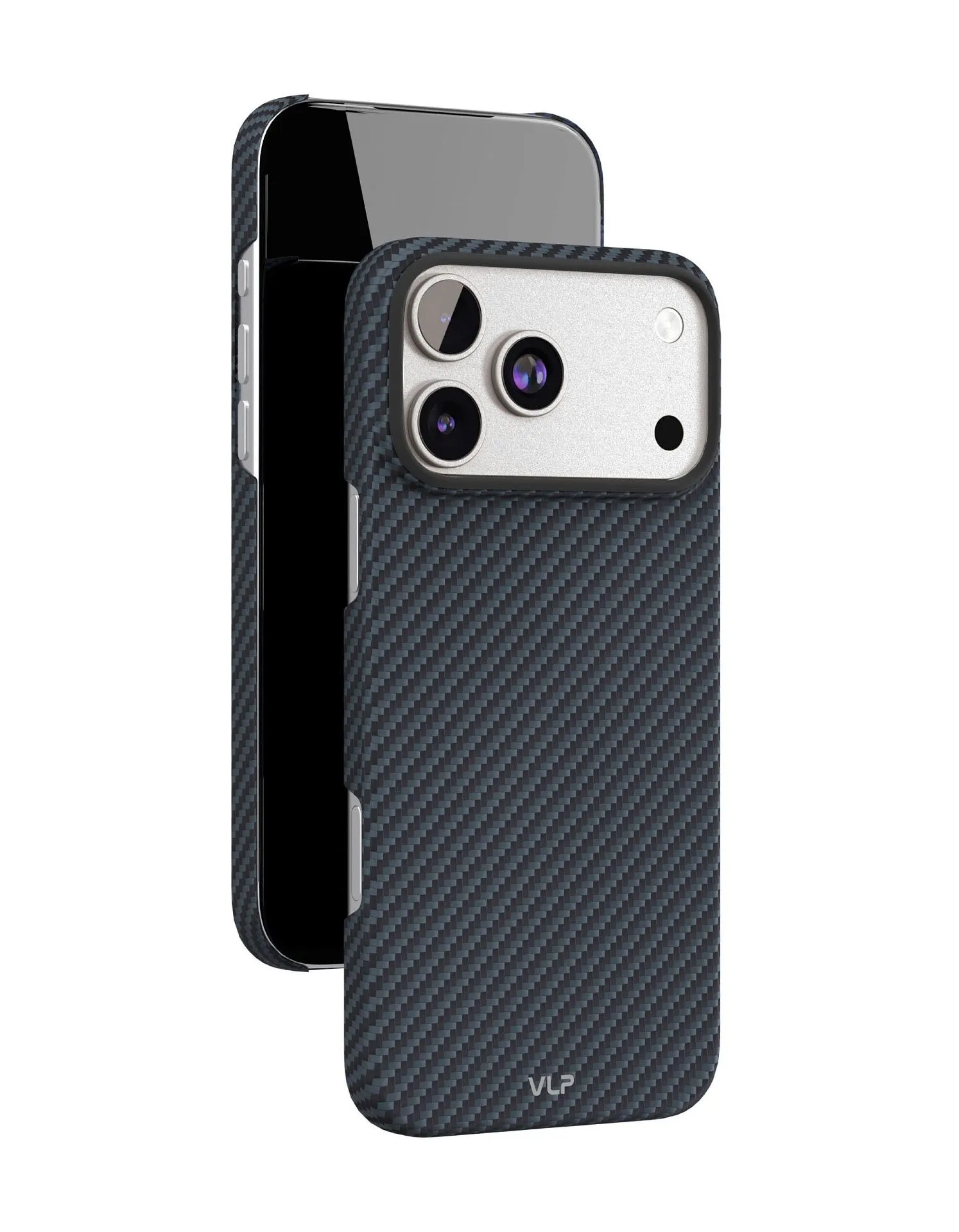 Чехол защитный VLP Kevlar Case с MagSafe для iPhone 17 Pro Max, синийphoto3