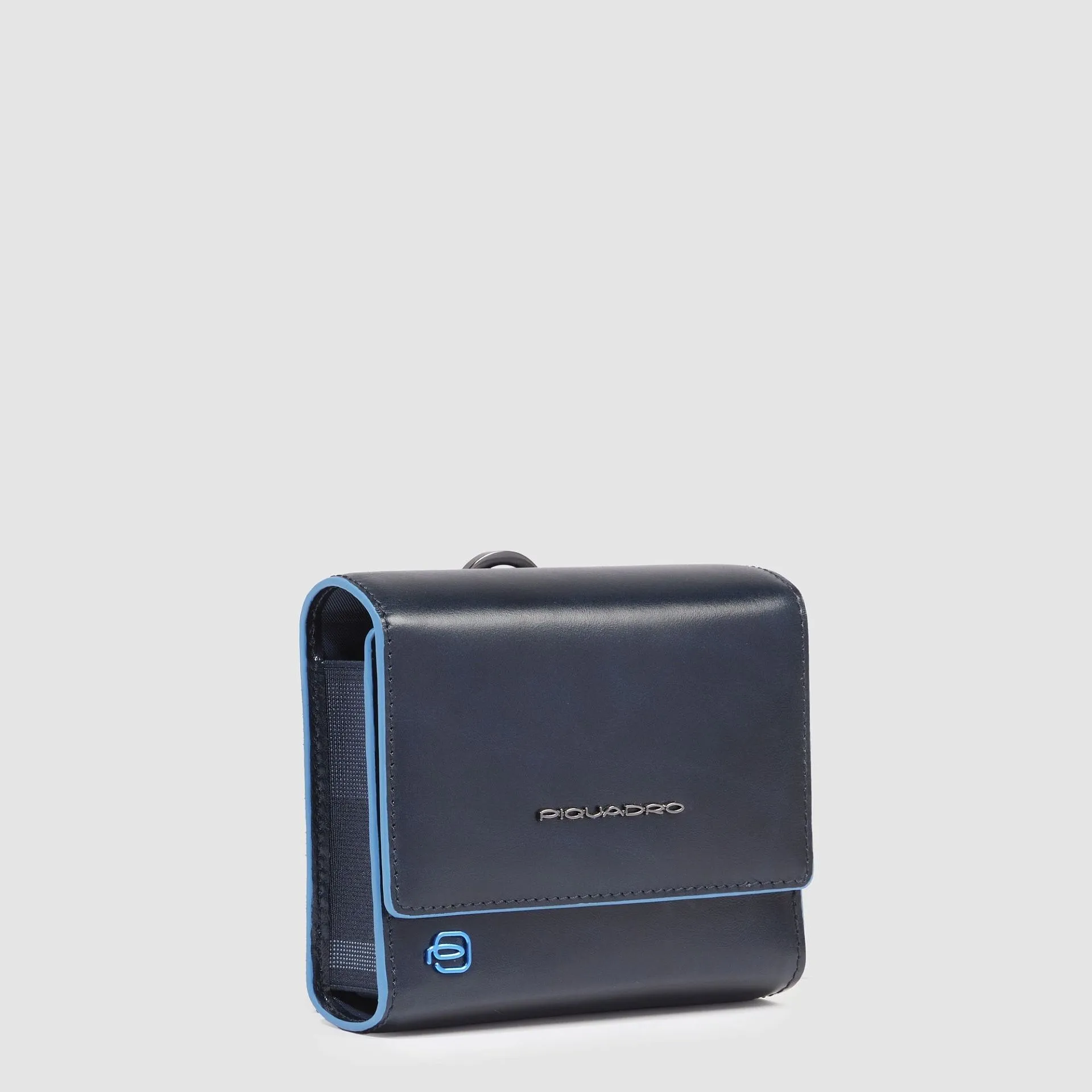 Кожаный чехол с зарядкой MagSafe 3 в 1 15 Вт Piquadro AC6864B2/BLU2, синийphoto1