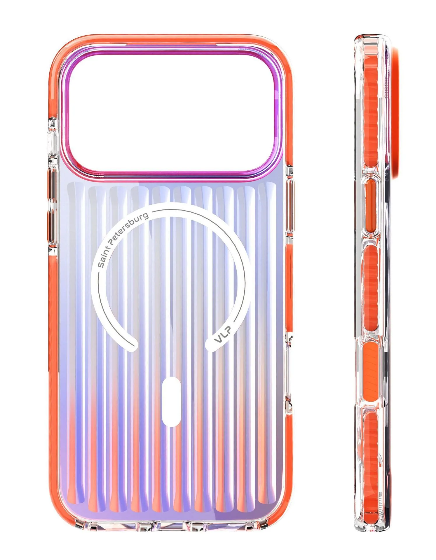 Чехол защитный VLP Pulse Case с MagSafe для iPhone 17 Pro Max, оранжевыйphoto4
