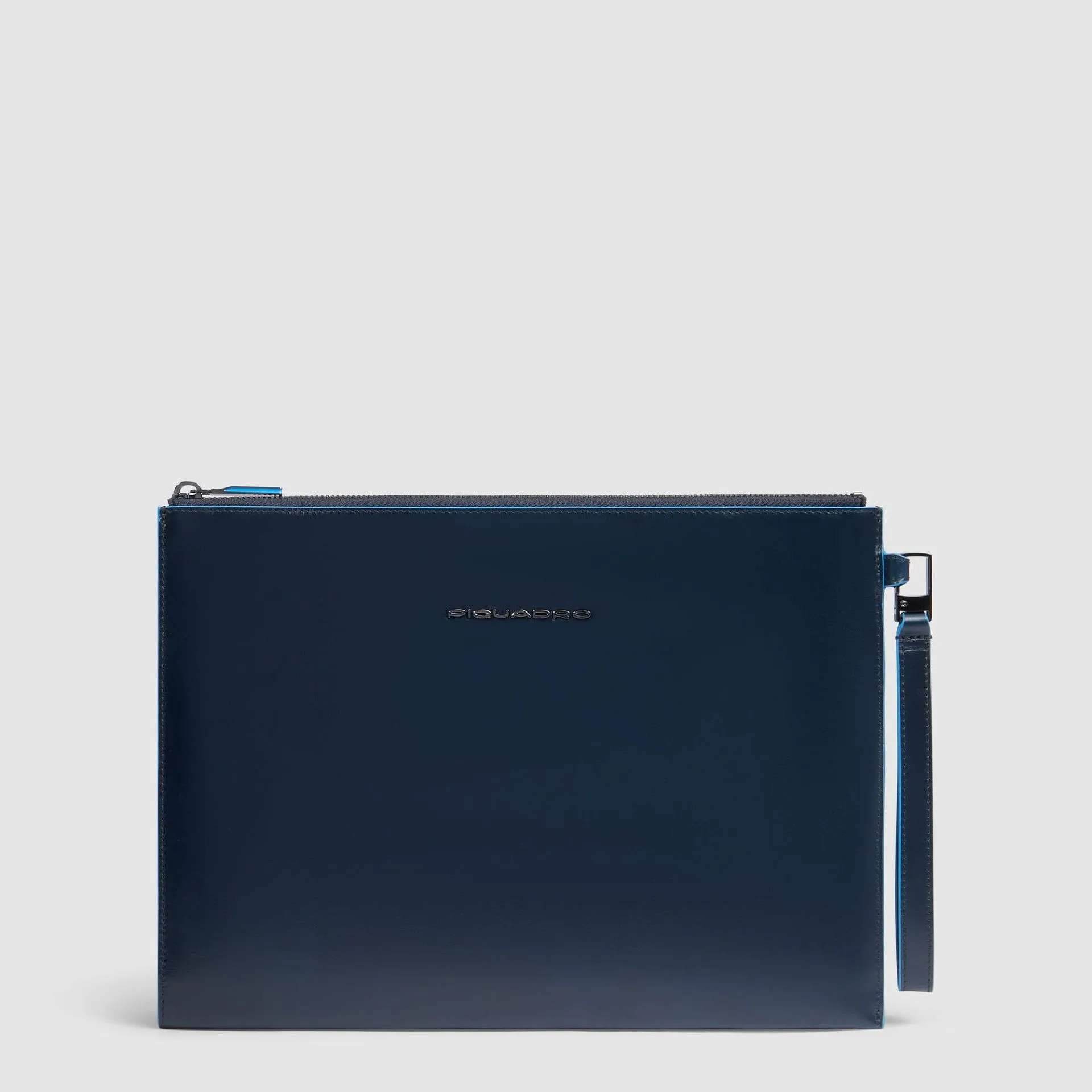 Мужской клатч из кожи для iPad 11" Blue Square Piquadro AC6510B2/BLU2, синийphoto0