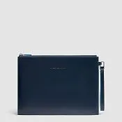 Мужской клатч из кожи для iPad 11" Blue Square Piquadro AC6510B2/BLU2, синий