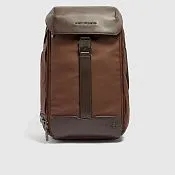 Рюкзак для ноутбука 15,6" с замком по отпечатку пальца Piquadro CA7402PQ6/M, коричневый