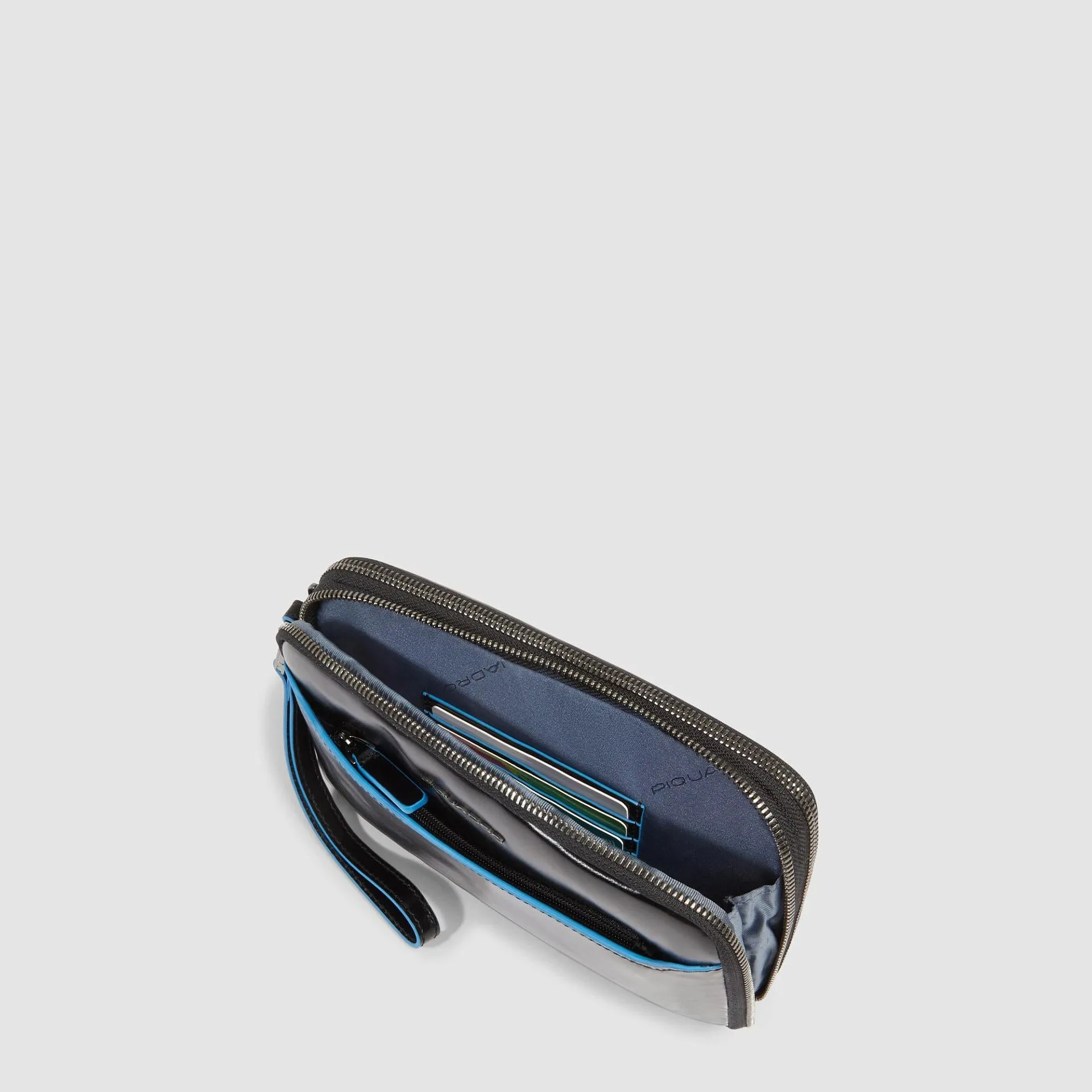 Клатч мужской кожаный с RFID-защитой Blue Square Piquadro AC6901B2R/N, чёрныйphoto3