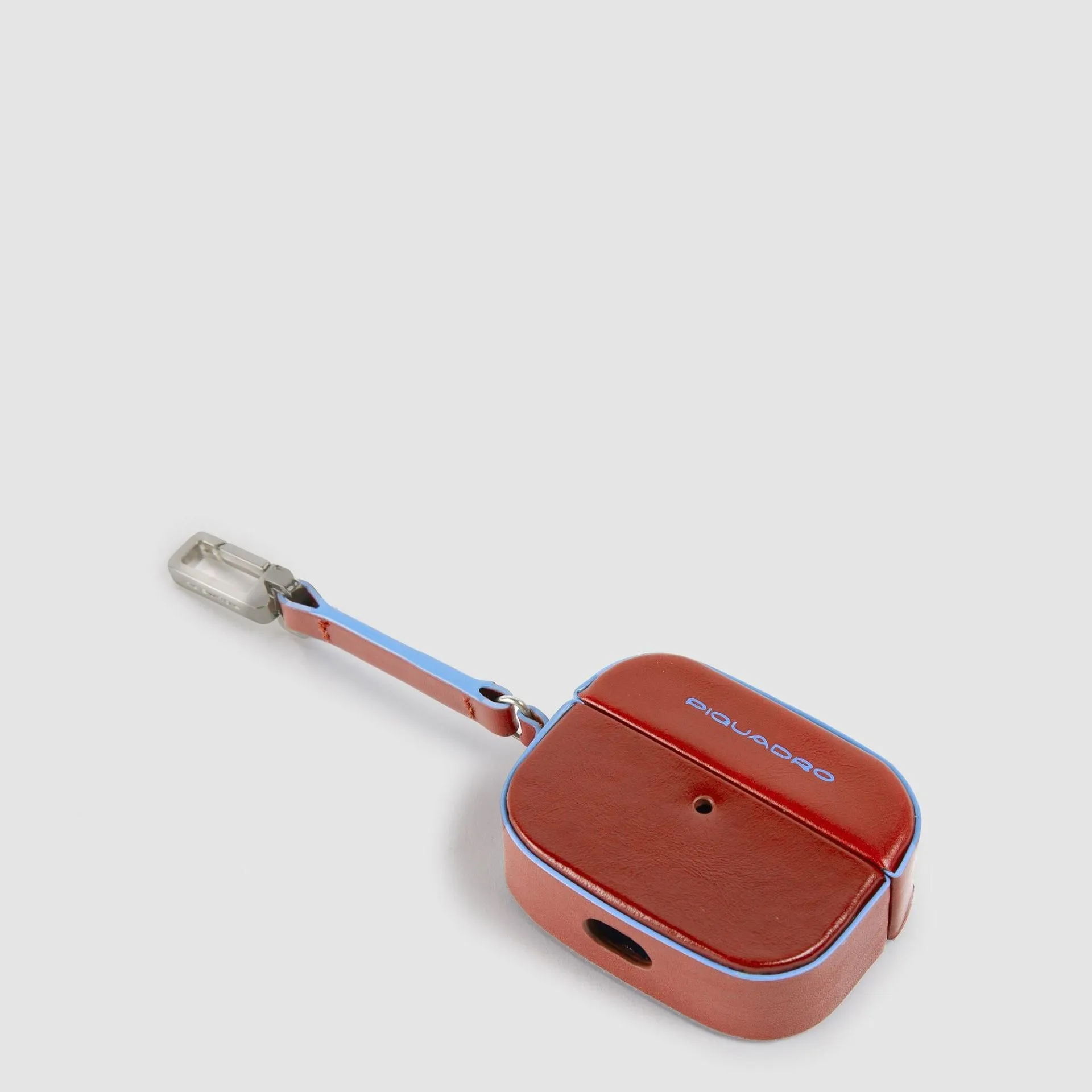 Кожаный чехол для AirPods Pro с кольцом Piquadro AC5308B2/CU4, коричневыйphoto0