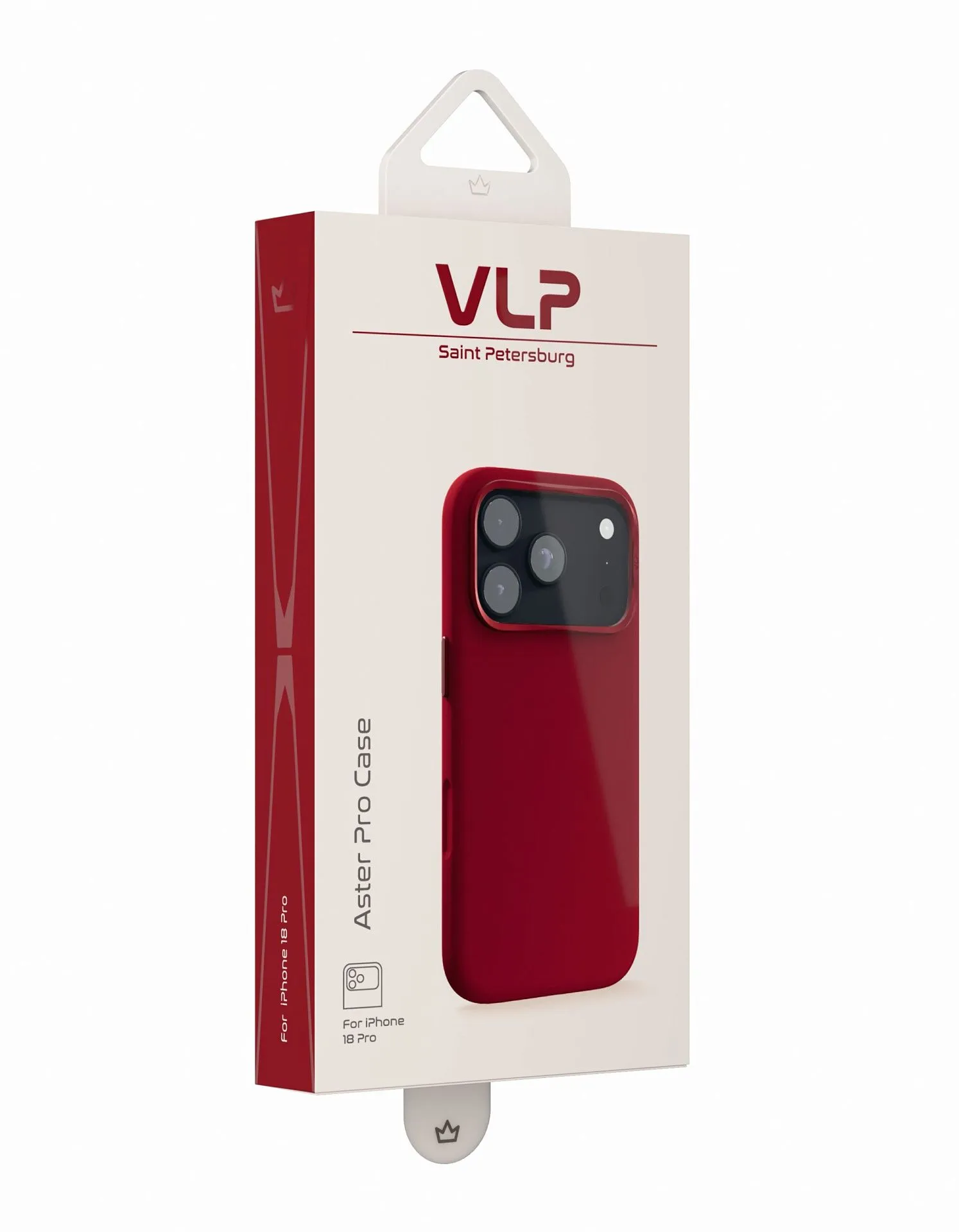 Чехол защитный VLP Aster Pro Case с MagSafe для iPhone 18 Pro, красныйphoto8