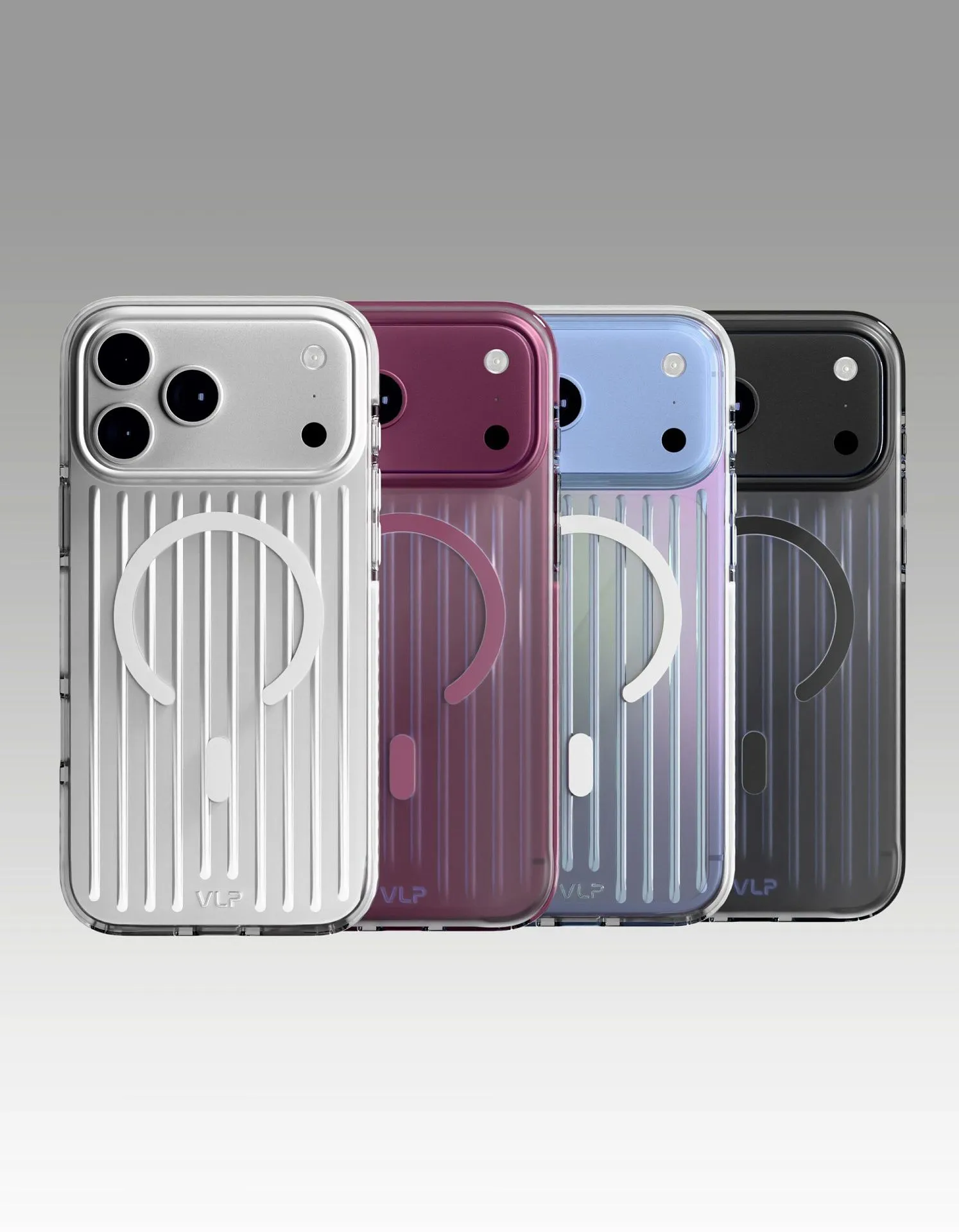Чехол защитный VLP Pulse Case с MagSafe для iPhone 18 Pro Max, серебристыйphoto6