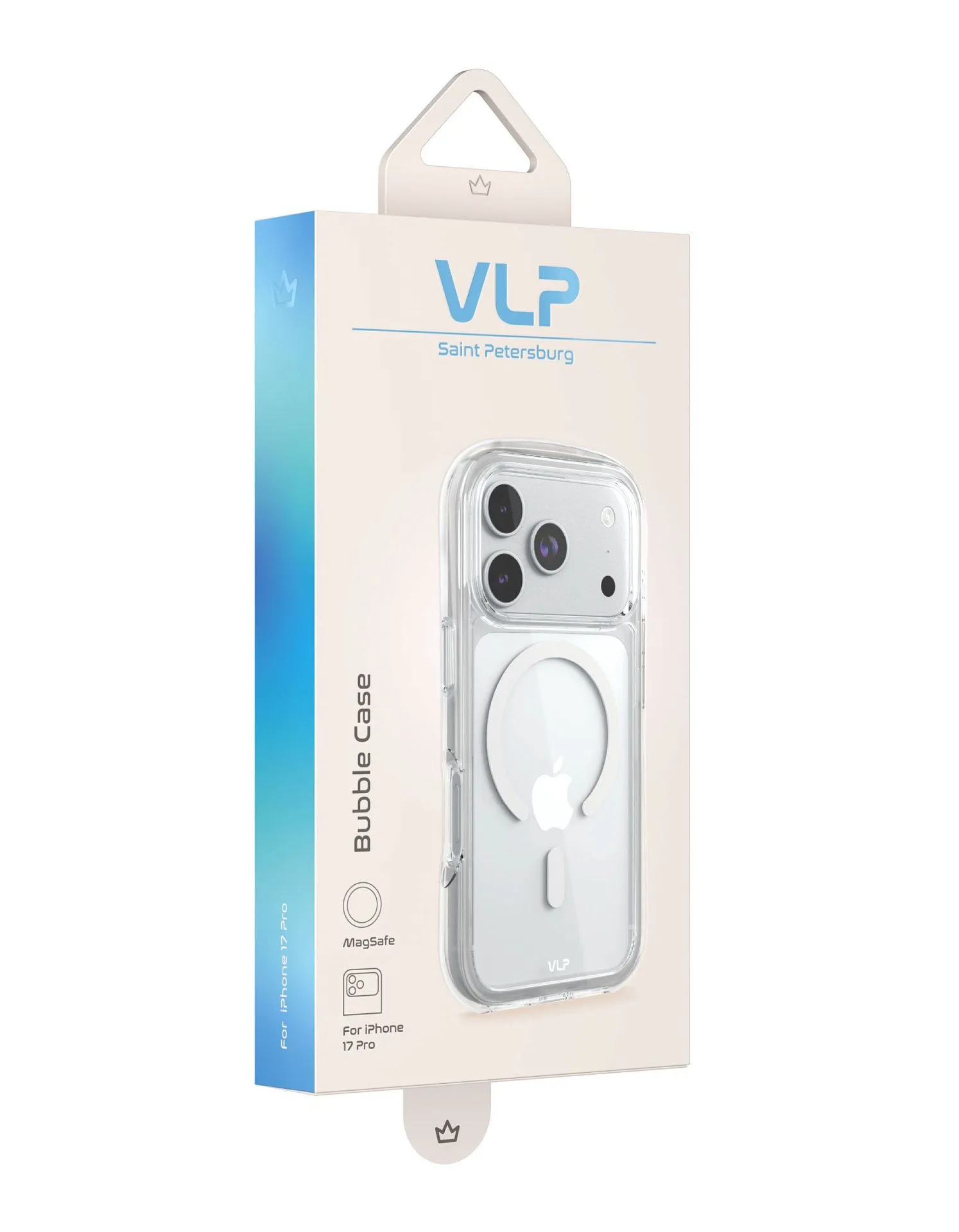 Чехол защитный VLP Bubble Case с MagSafe для iPhone 17 Pro, белыйphoto5