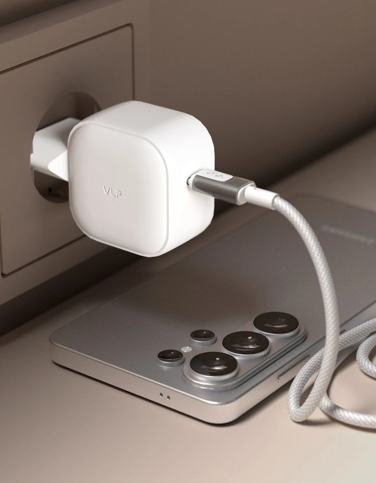 Сетевое зарядное устройство VLP G-Charge 60Вт USB-C, белыйphoto1