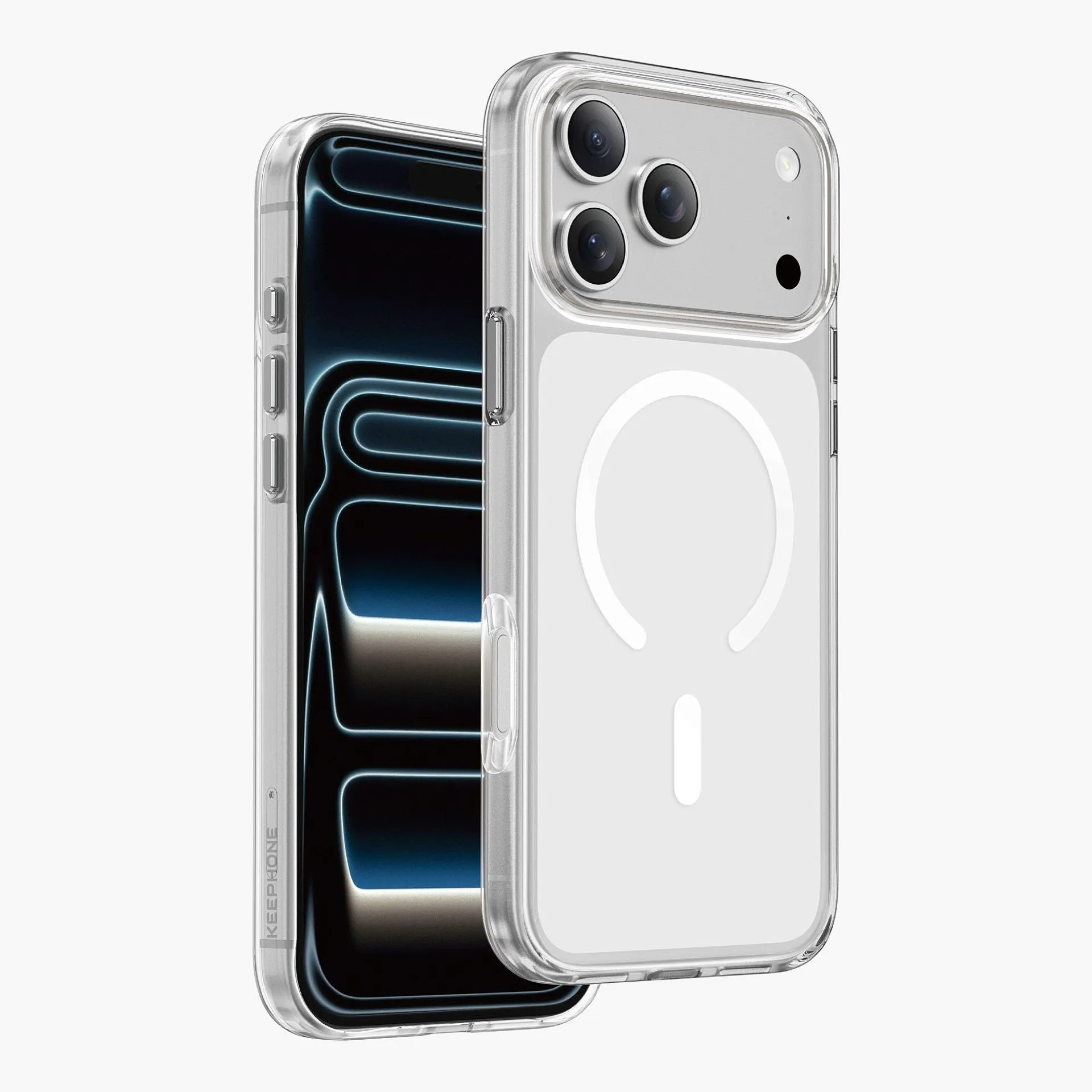 Чехол защитный KEEPHONE REBECCA для iPhone 17 Pro / iPhone 18 Pro, белыйphoto0
