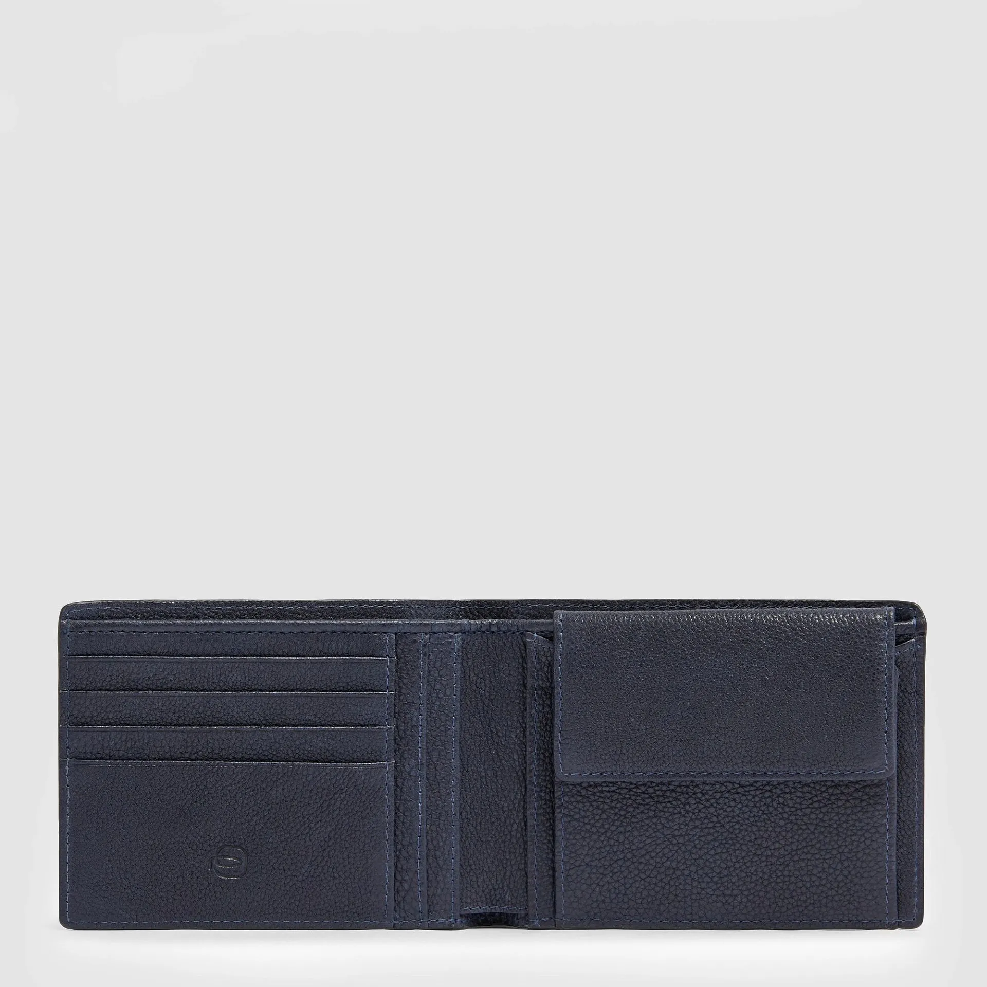 Мужское портмоне из кожи на 4 карты с RFID-защитой Piquadro PU257S146R/BLU, синийphoto2