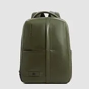 Кожаный рюкзак для ноутбука 14" Piquadro CA6765W137/VE2, зелёный