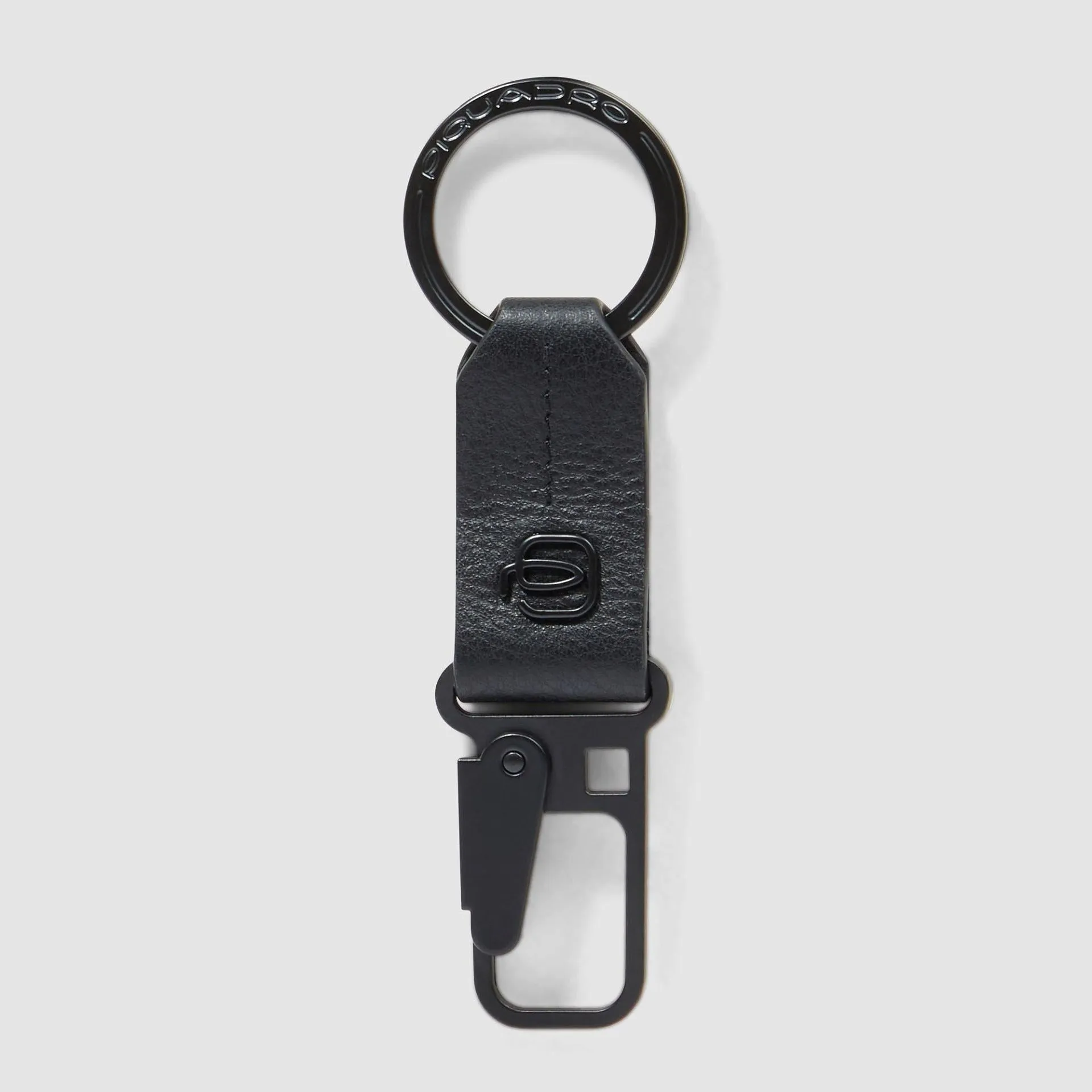 Кожаный брелок для ключей с карабином Russel Piquadro PC6846W137/N, чёрныйphoto0