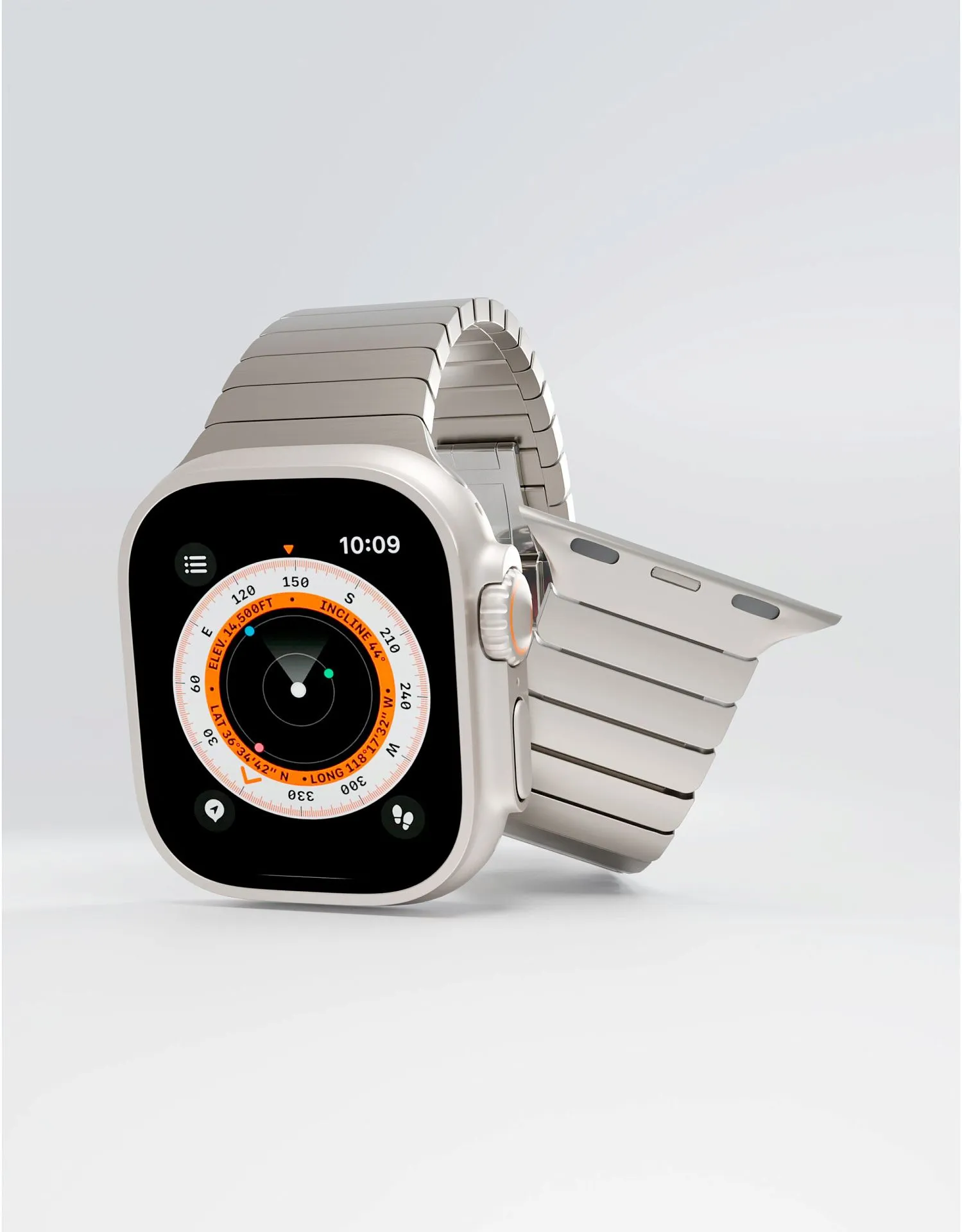 Ремешок VLP Titanium Band для Apple Watch 42/44/45/46/49, серыйphoto5