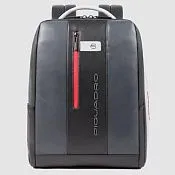 Кожаный рюкзак для ноутбука 15,6" с RFID-защитой Piquadro CA4818UB00/GRN, серый