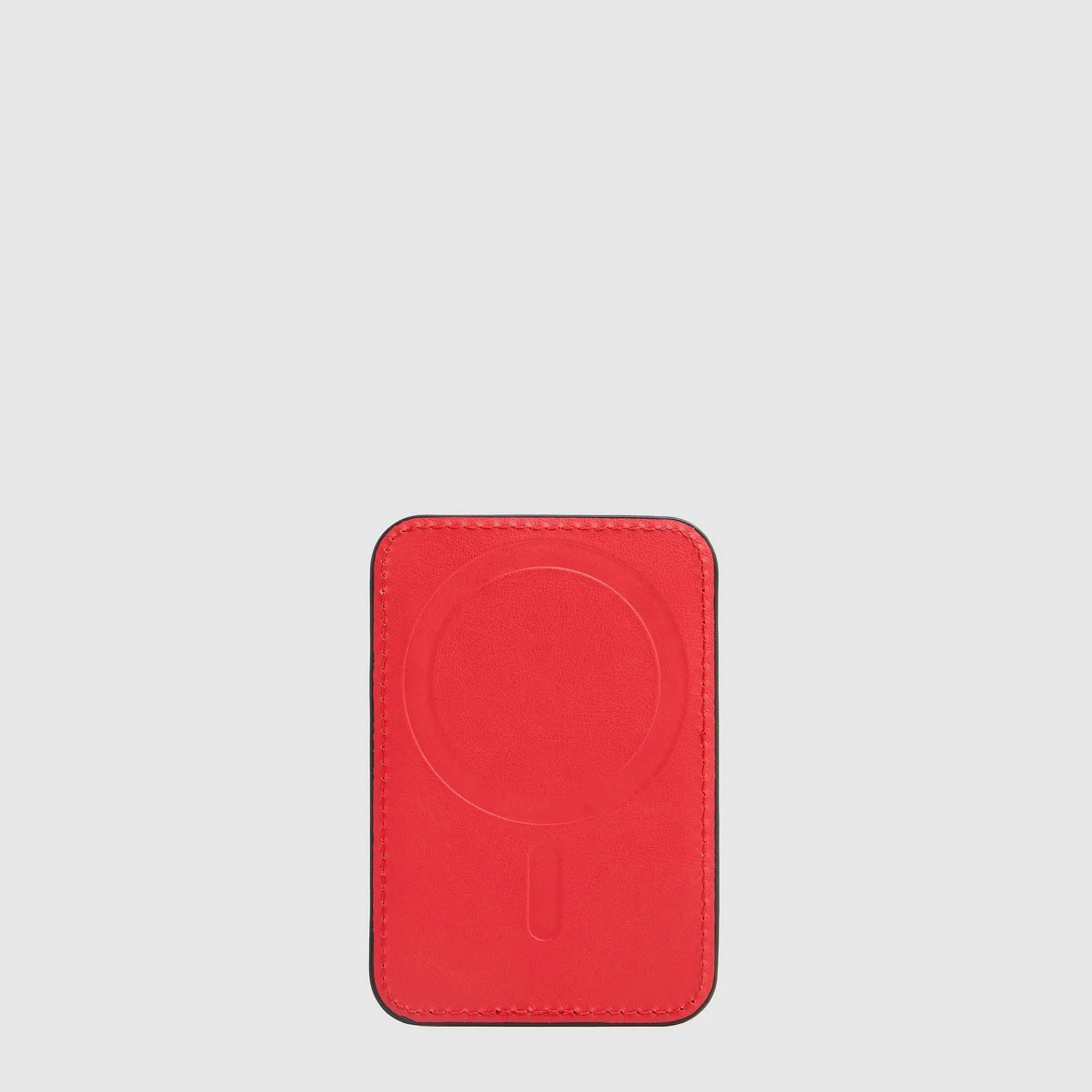 Кожаный картхолдер MagSafe с кольцом-подставкой Piquadro PP7284S145R/AR, оранжевыйphoto1
