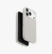 Чехол UNIQ Lino для iPhone 17 Pro, серый (Mist Grey)