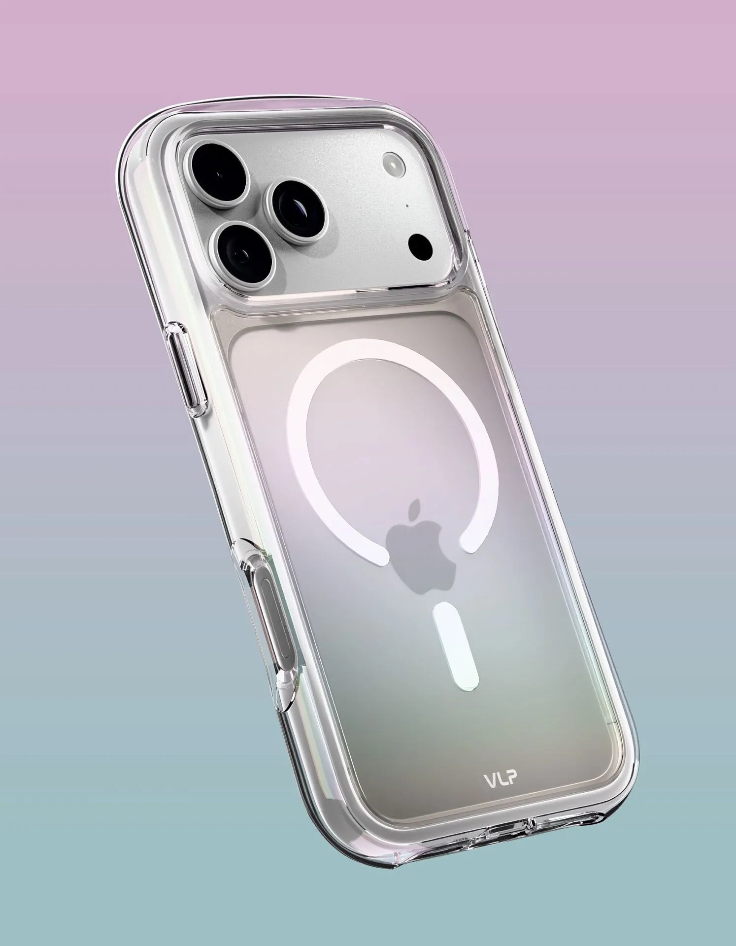 Чехол защитный VLP Bubble Case с MagSafe для iPhone 18 Pro, перламутрphoto6