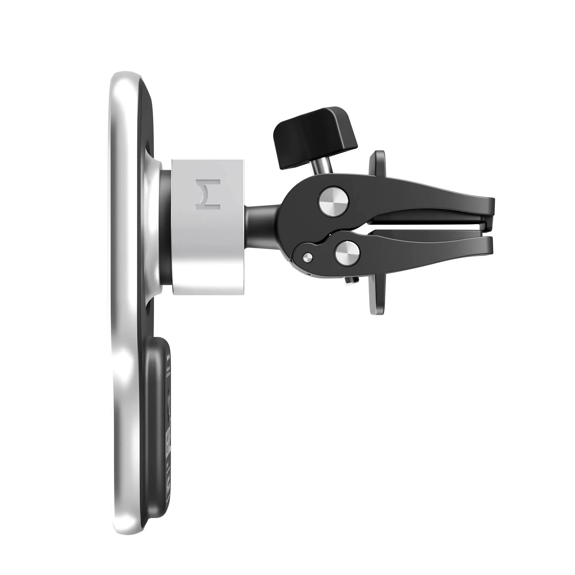Автомобильный комплект magssory prime geo для apple, с магнитами и совместимый с find my и magsafe, серебро (без витого кабеля) photo2