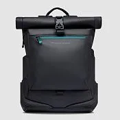 Рюкзак для ноутбука 15,6" ролл-топ, водоотталкивающий Piquadro CA6291C2OW/N, чёрный