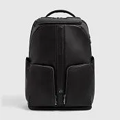 Кожаный рюкзак для ноутбука 15,6" с расширяемым объёмом Piquadro CA7181W143/N, чёрный
