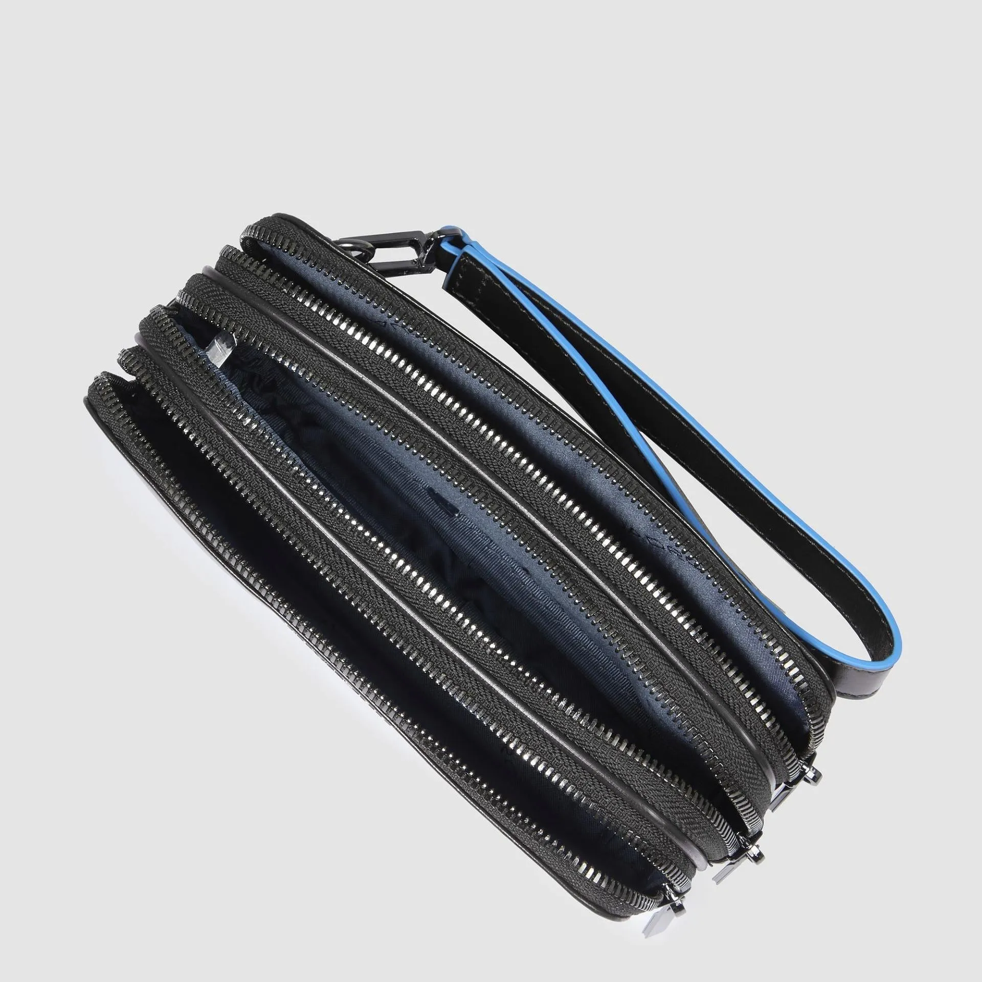 Мужской кожаный клатч Blue Square с RFID-защитой Piquadro AC2141B2R/N, чёрныйphoto3