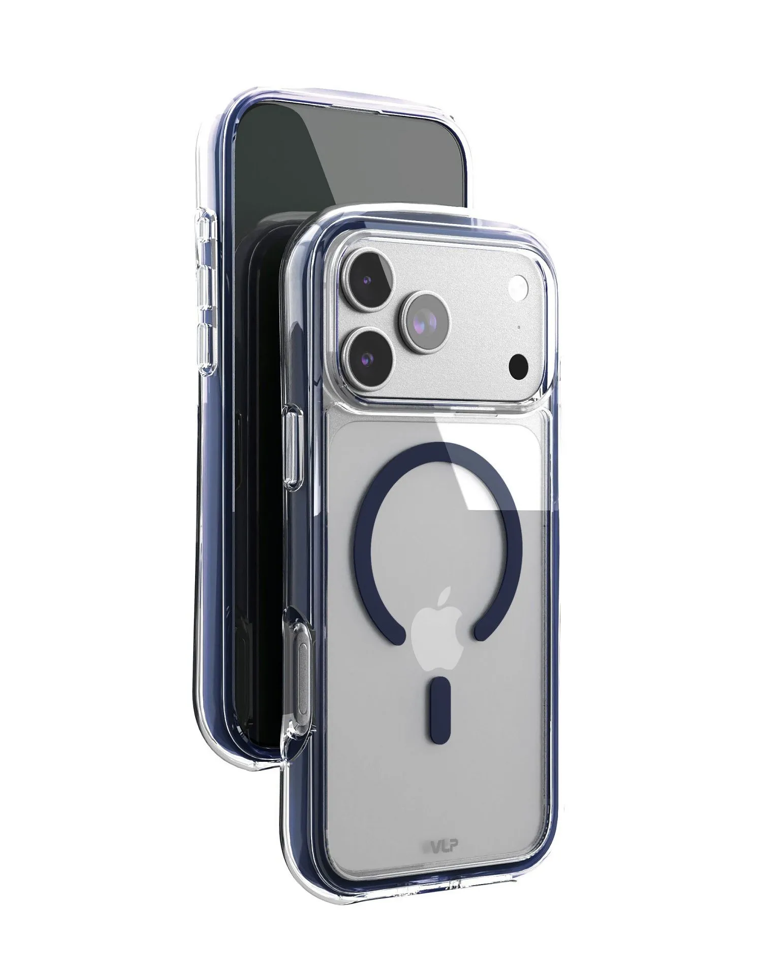 Чехол защитный VLP Bubble Case с MagSafe для iPhone 17 Pro Max, темно-синийphoto2