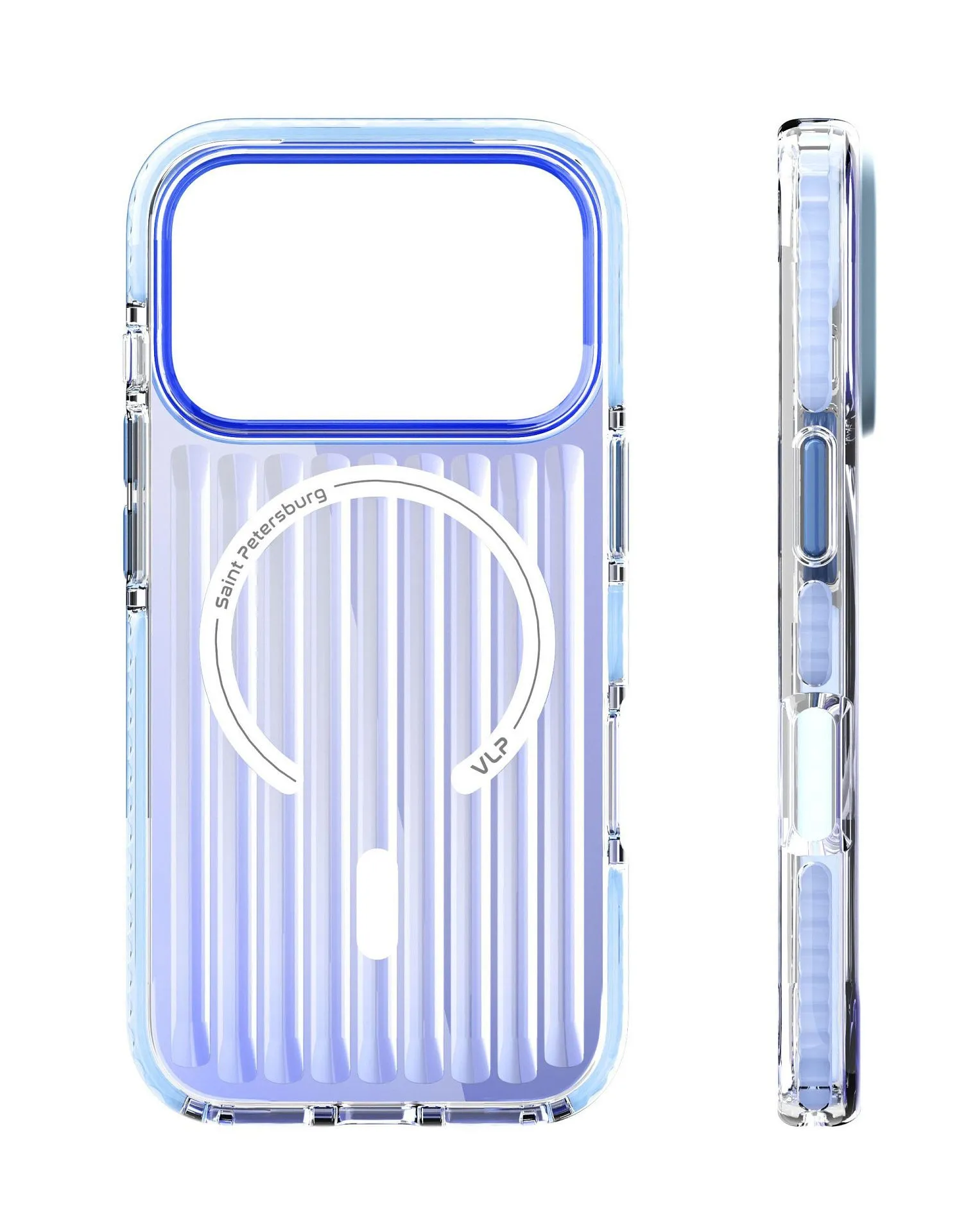 Чехол защитный VLP Pulse Case с MagSafe для iPhone 17 Pro, синийphoto2