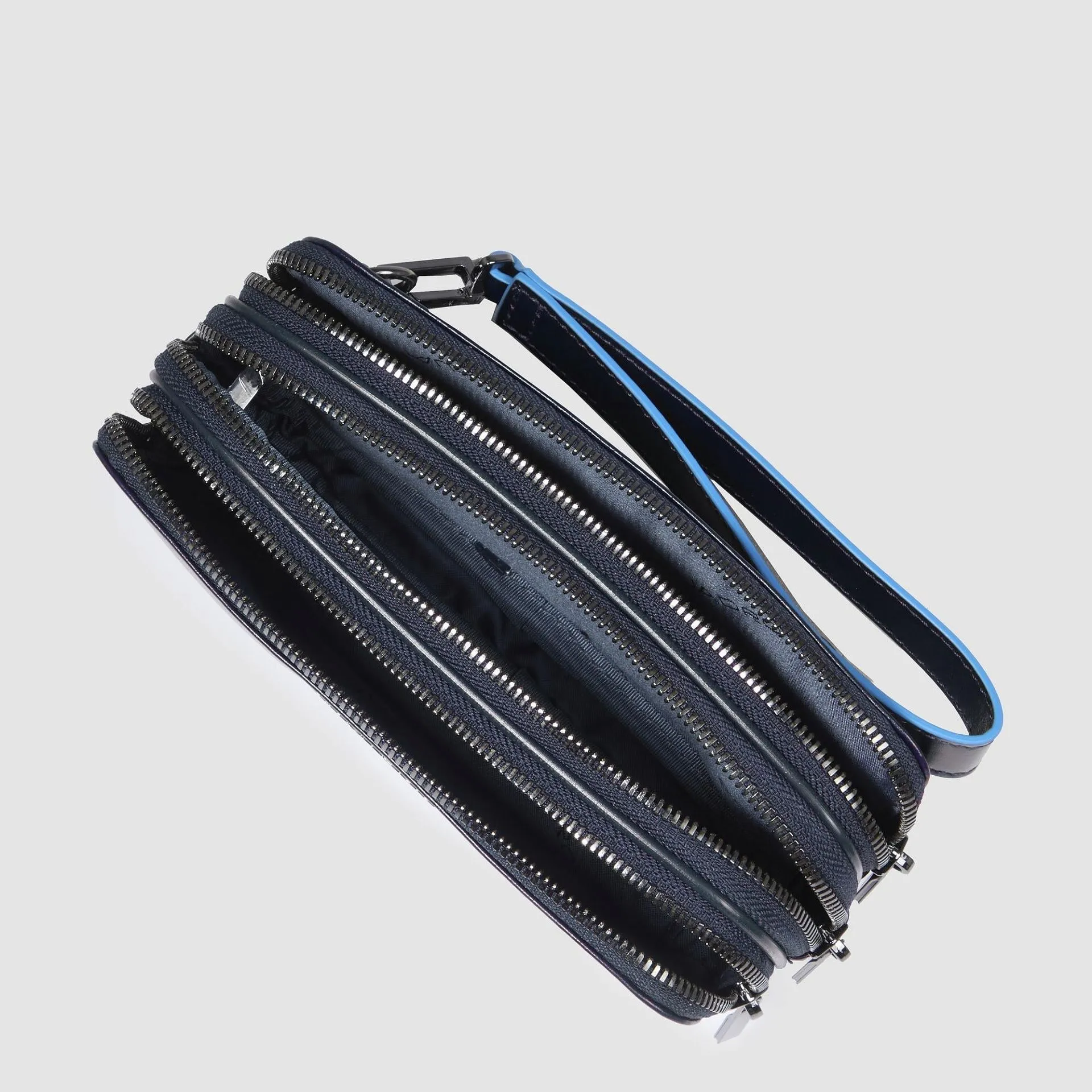 Мужской кожаный клатч Blue Square с RFID-защитой Piquadro AC2141B2R/BLU2, синийphoto3