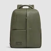Кожаный рюкзак для ноутбука 15,6" с RFID-защитой Piquadro CA6767W137/VE3, зелёный - 3