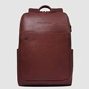 Кожаный рюкзак для ноутбука 15,6" с RFID-защитой карт Piquadro CA6503B3/CU, коричневый