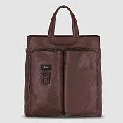 Кожаная сумка-шопер и рюкзак для ноутбука 14" Piquadro CA5681AP/TM, коричневый