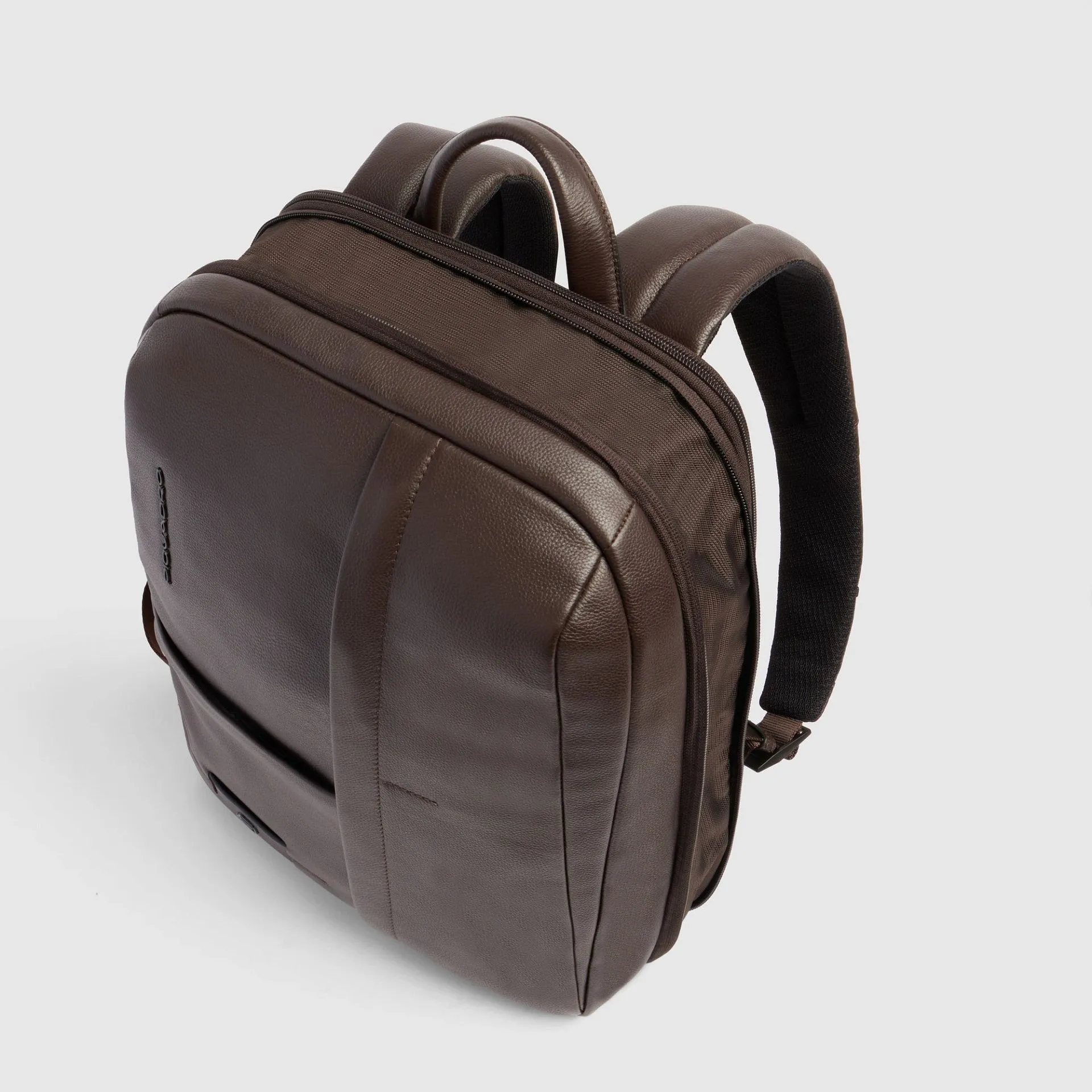 Кожаный расширяемый рюкзак для ноутбука 14" Piquadro CA7054W137/TM, коричневыйphoto4
