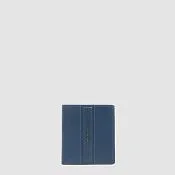 Кожаный картхолдер с RFID-защитой на 8 карт Piquadro PP1518W143R/BLU, синий