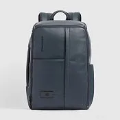 Кожаный рюкзак для ноутбука 15,6" с RFID-защитой Piquadro CA7162W137/BLU, синий