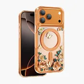 Чехол защитный KEEPHONE ROSELAND для iPhone 17 Pro Max / iPhone 18 Pro Max, космический оранжевый