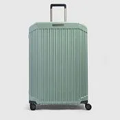 Большой жёсткий чемодан на 4 колёсах с расширением Piquadro BV6394PQL/VE, веронезе зеленый