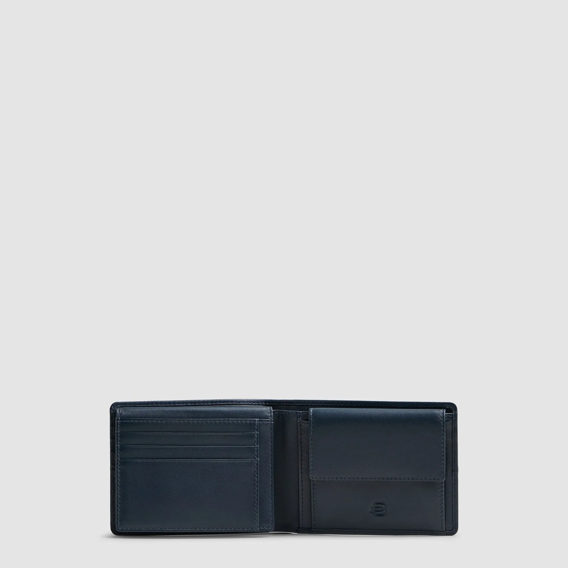 Кожаное портмоне с RFID-защитой и 7 отделениями для карт Piquadro PU1392W149R/BLU, синийphoto2