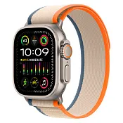 Apple Watch Ultra 2023 GPS + Cellular, 49 мм корпус из титана, ремешок Trail оранжевого/бежевого цвета