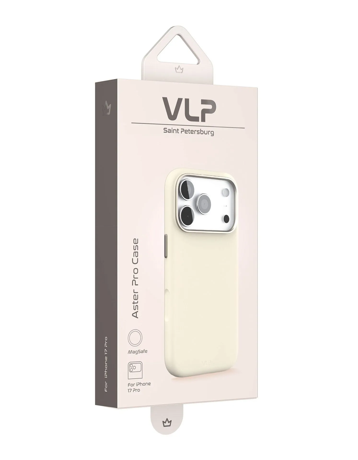 Чехол защитный VLP Aster Pro Case с MagSafe для iPhone 17 Pro, белыйphoto5