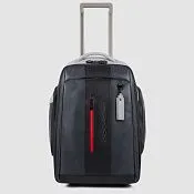 Кожаный чемодан-рюкзак для ноутбука 15,6" Piquadro BV4817UB00BM/GRN, серый