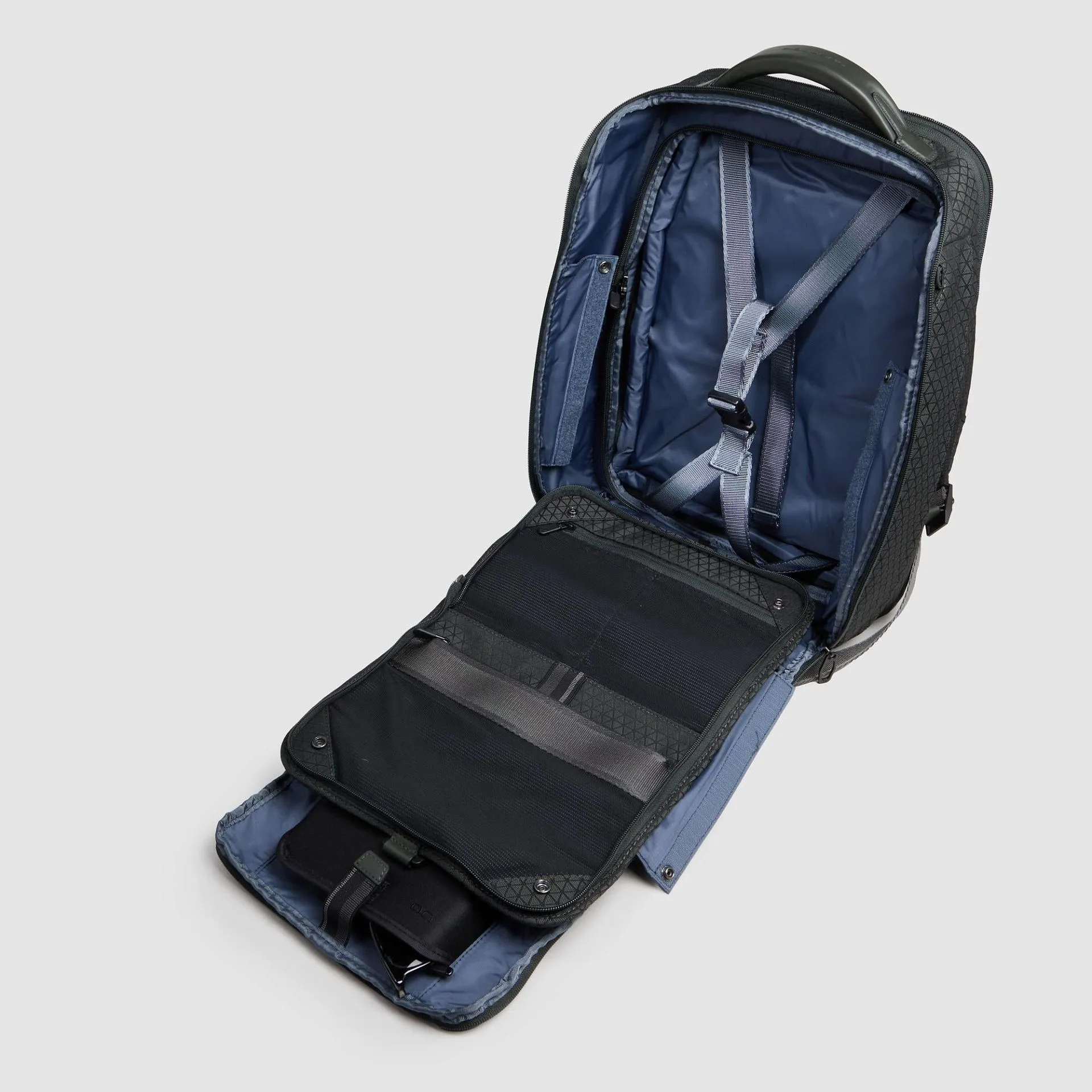 Дорожный рюкзак для ноутбука 15,6" с расширением объёма Piquadro CA6829W139/VE, зелёныйphoto7
