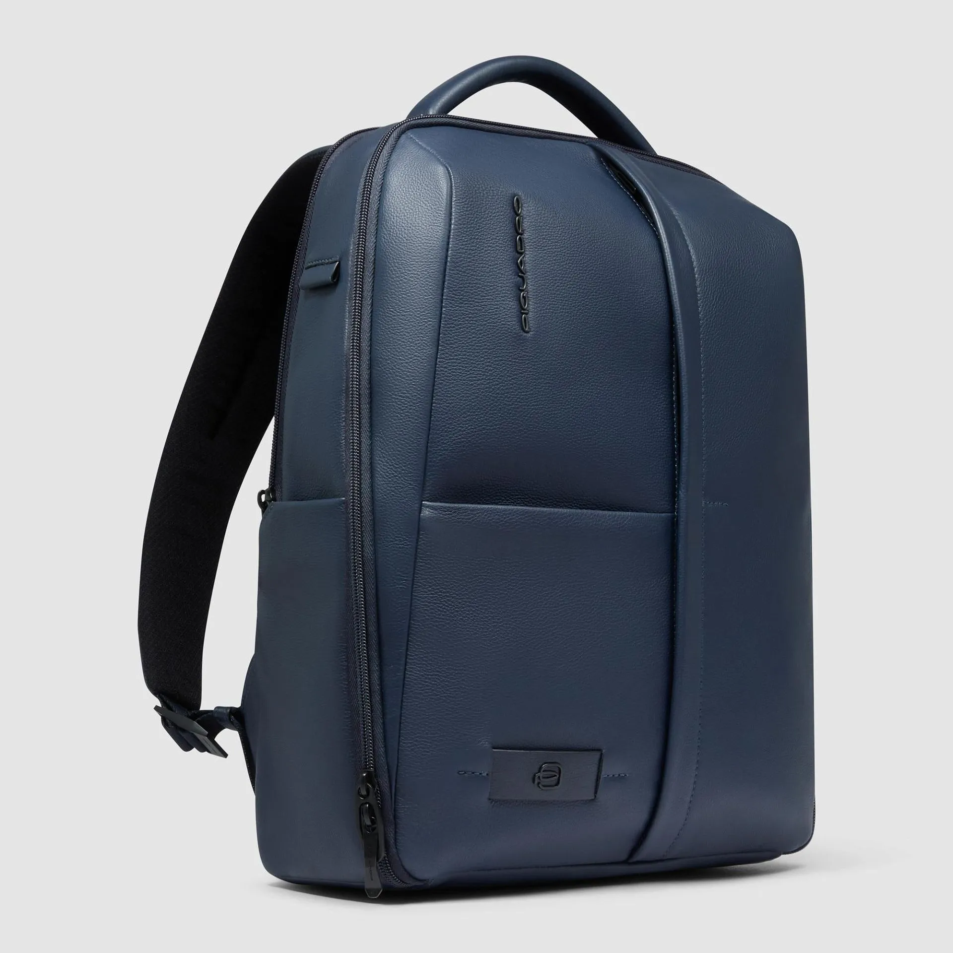 Кожаный рюкзак для ноутбука 14" с RFID-защитой Piquadro CA6766W137/BLU, синийphoto1