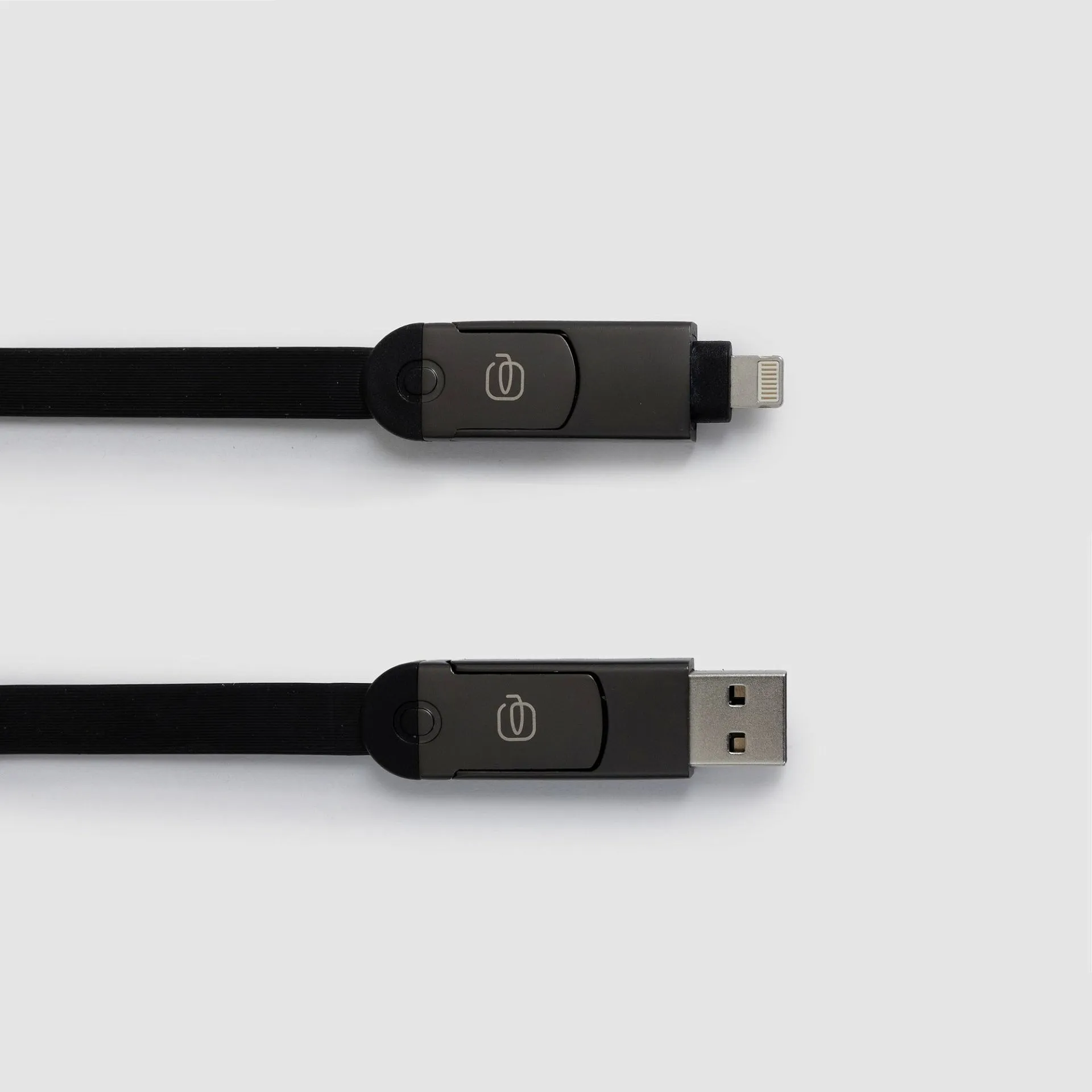 Зарядный кабель USB-C 60 Вт, Lightning и магнит Piquadro AC7071BM/N, чёрныйphoto1