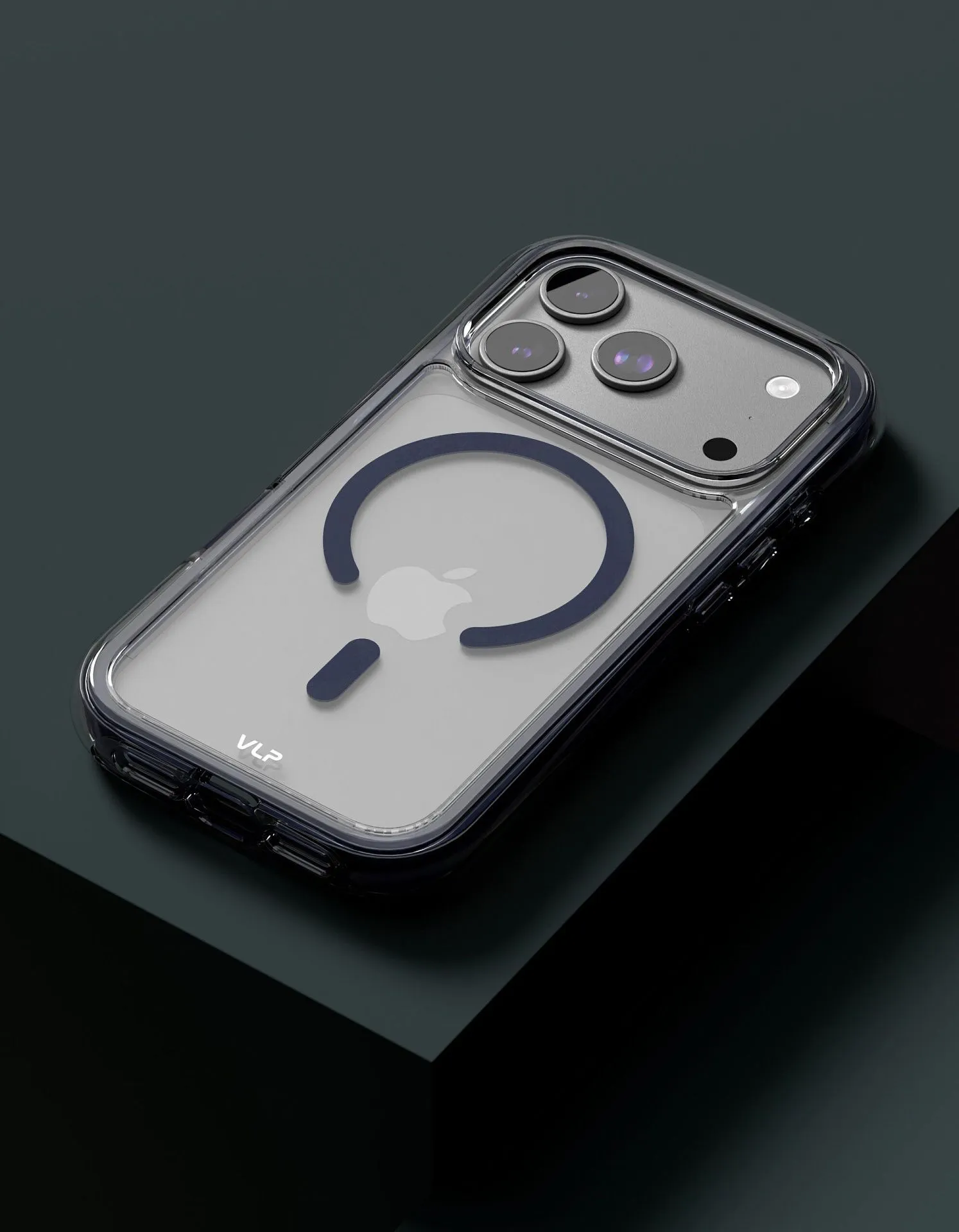 Чехол защитный VLP Bubble Case с MagSafe для iPhone 17 Pro, темно-синийphoto1