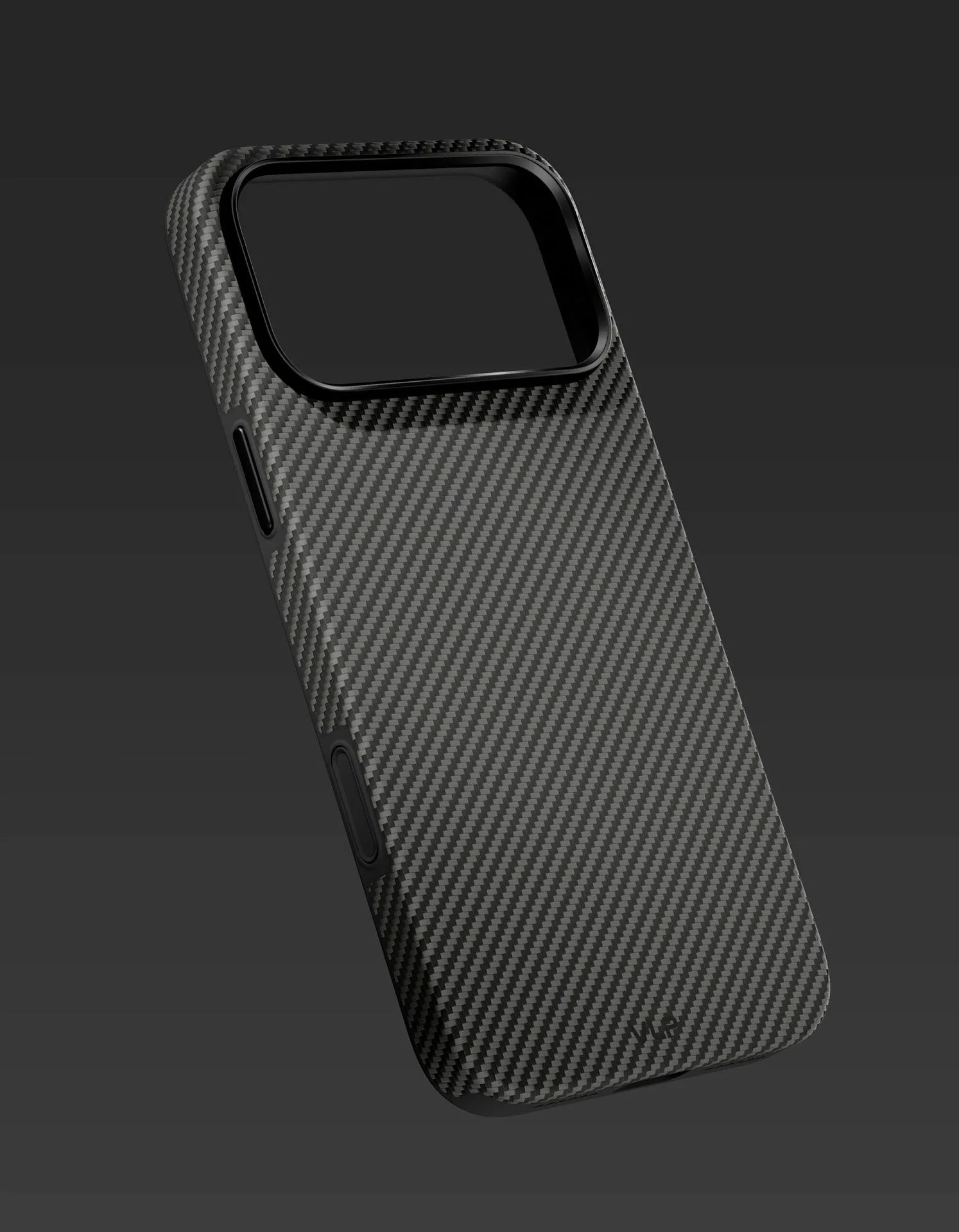 Чехол защитный VLP Kevlar Hybrid Case с MagSafe для iPhone 18 Pro Max, черныйphoto1